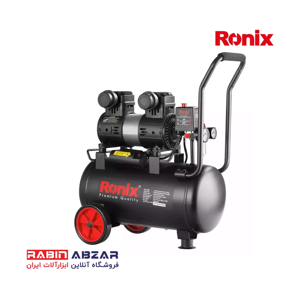 کمپرسور باد 25 لیتری سایلنت رونیکس - RONIX - RC - 2512