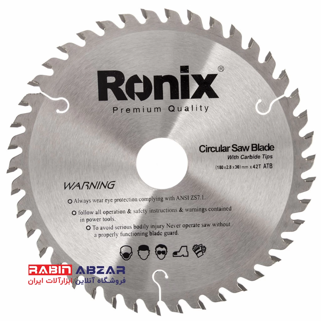 تیغ اره الماسه 180x42 چوب رونیکس مدل RH5102
