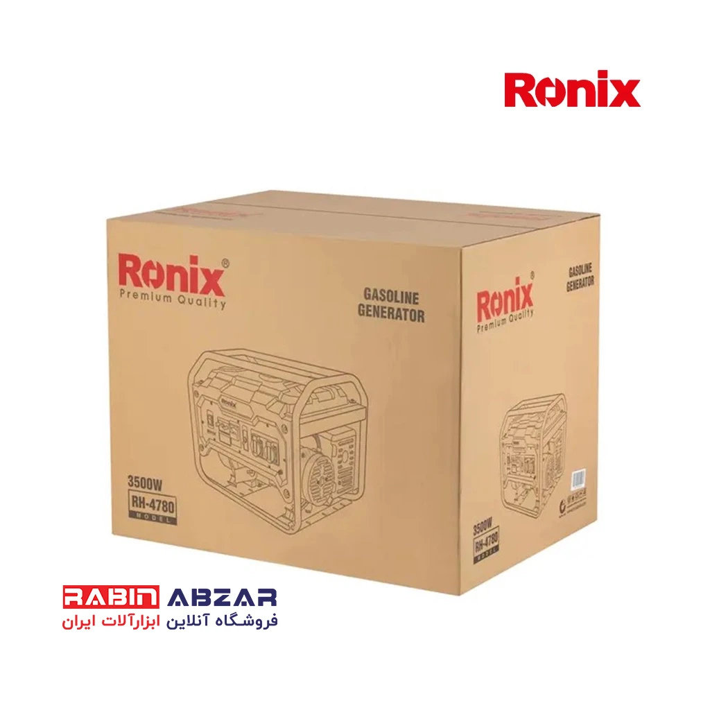 ژنراتور بنزینی 3500 وات رونیکس - RONIX - RH 4780