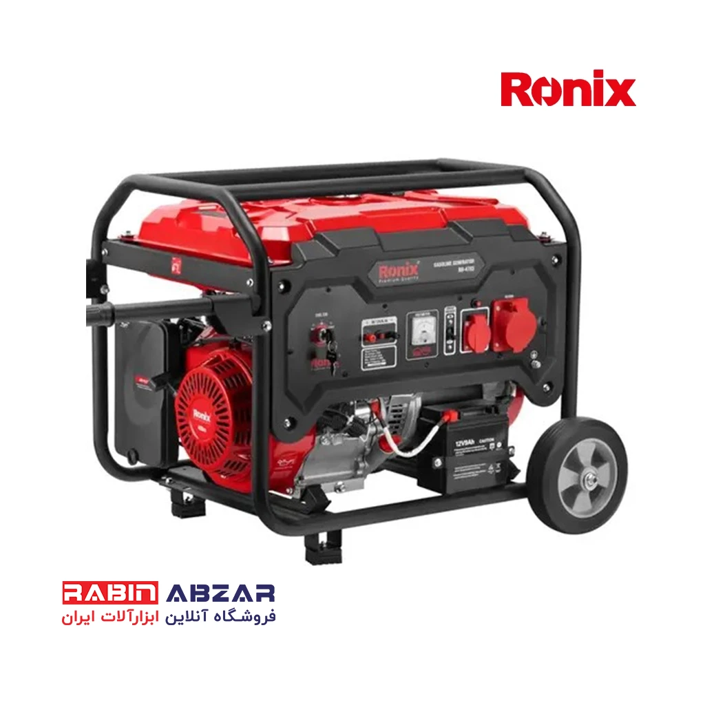 موتور برق ( ژنراتور ) بنزینی 6.5 کیلو وات رونیکس - RONIX - RH - 4783