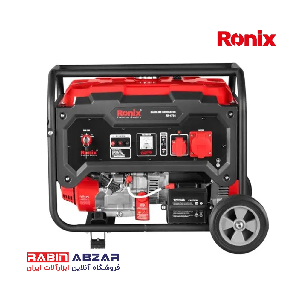 موتور برق ( ژنراتور ) بنزینی 7.5 کیلو وات رونیکس - RONIX - RH - 4784