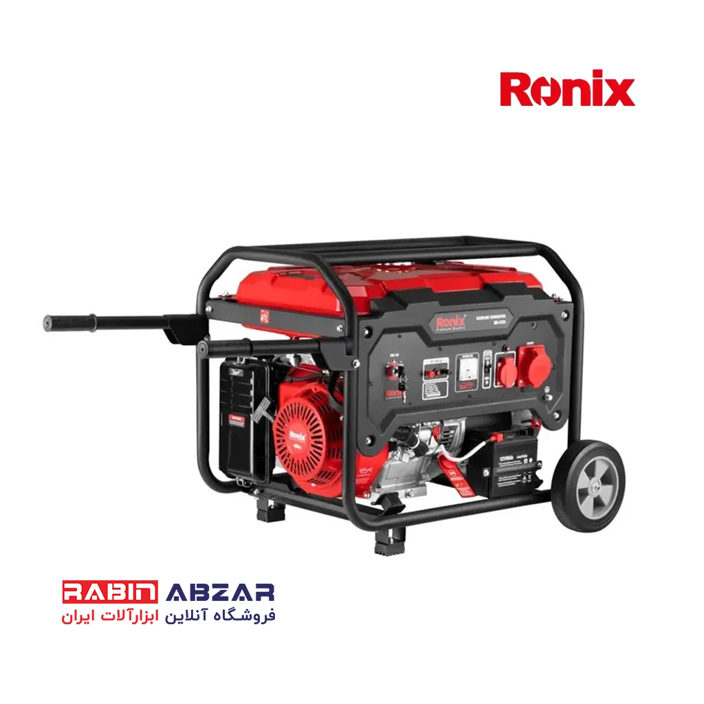 موتور برق ( ژنراتور ) بنزینی 7.5 کیلو وات رونیکس - RONIX - RH - 4784
