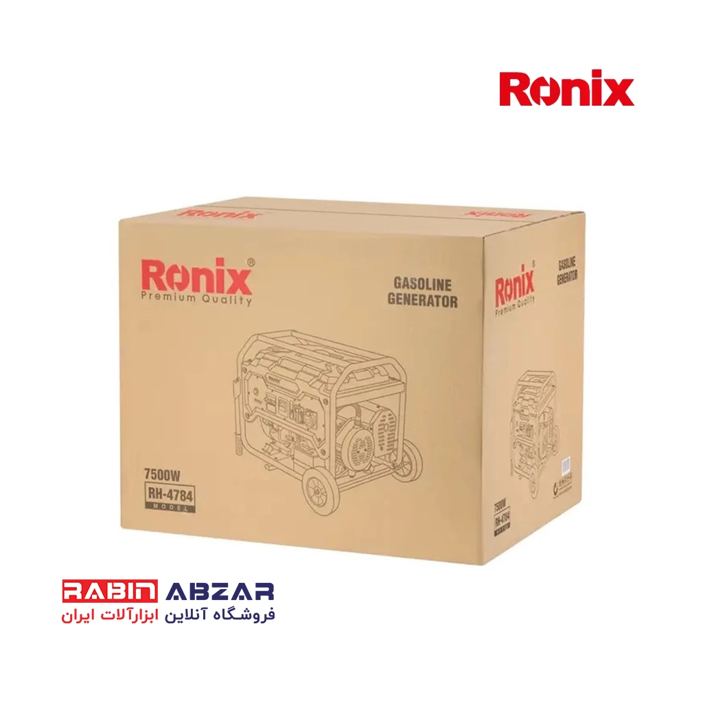 موتور برق ( ژنراتور ) بنزینی 7.5 کیلو وات رونیکس - RONIX - RH - 4784