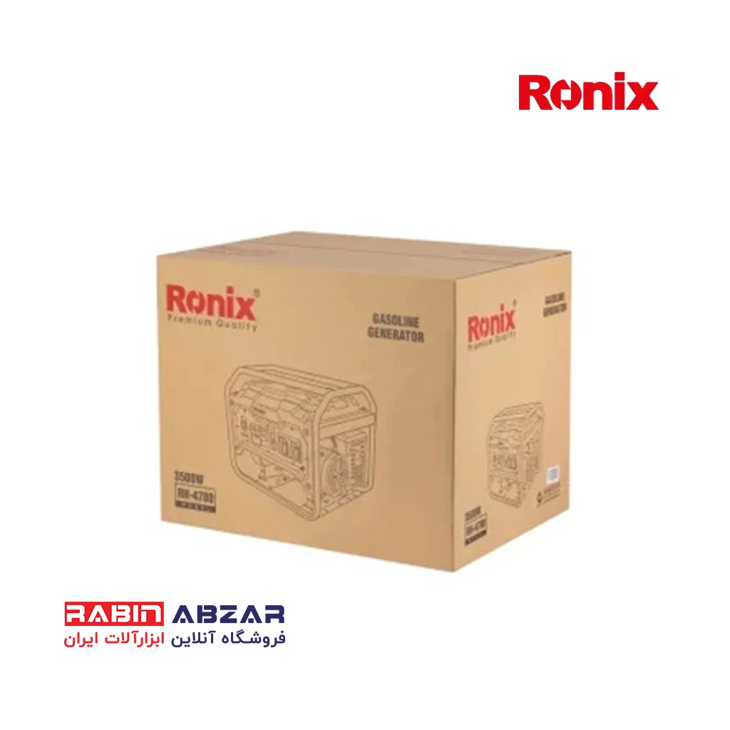 موتور برق ( ژنراتور ) بنزینی 1.2 کیلو وات رونیکس - RONIX - RH - 4703