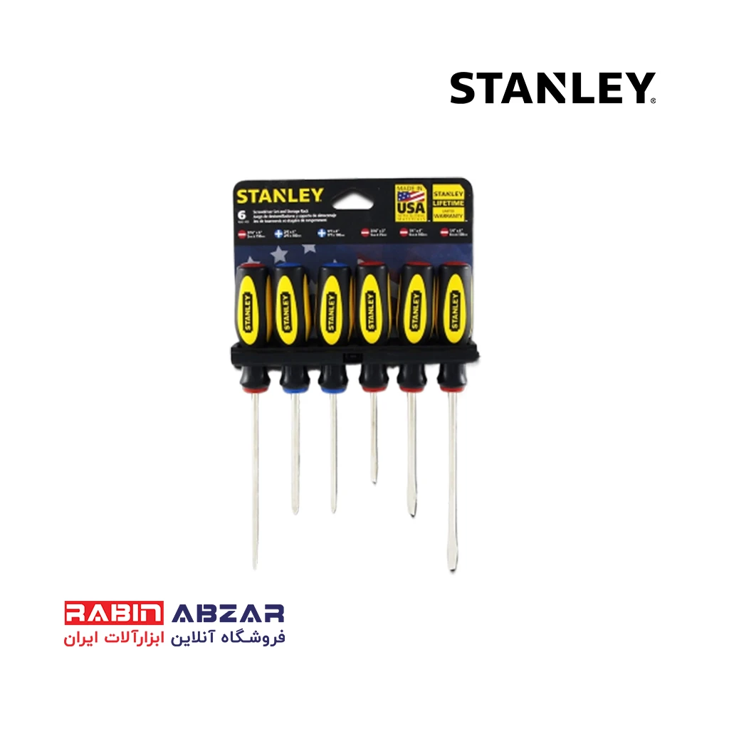 پیچ گوشتی 6 عددی استنلی - STANLEY - BASIC