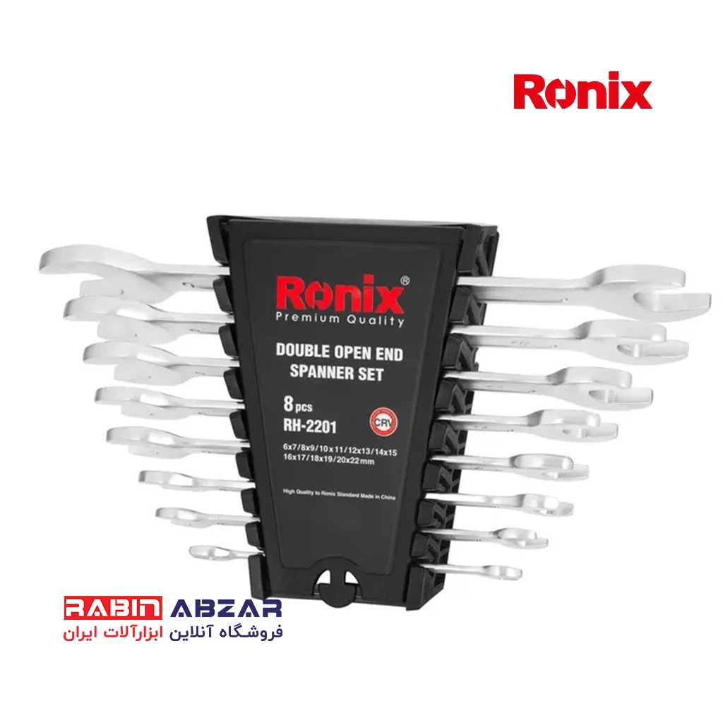 آچار دو سر تخت 8 عددی رونیکس - RONIX - RH - 2201