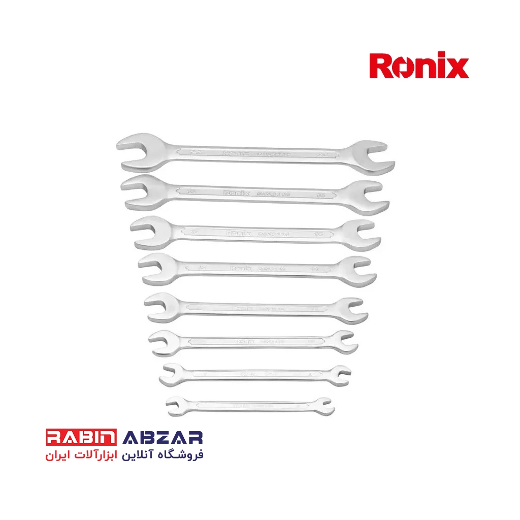 آچار دو سر تخت 8 عددی رونیکس - RONIX - RH - 2201