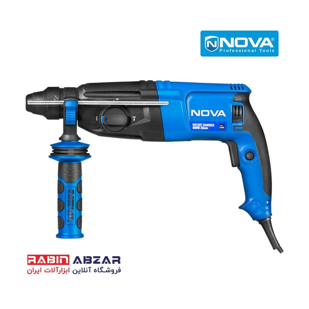 بتن کن 26 میلیمتری 800 وات نووا - NOVA - 2426