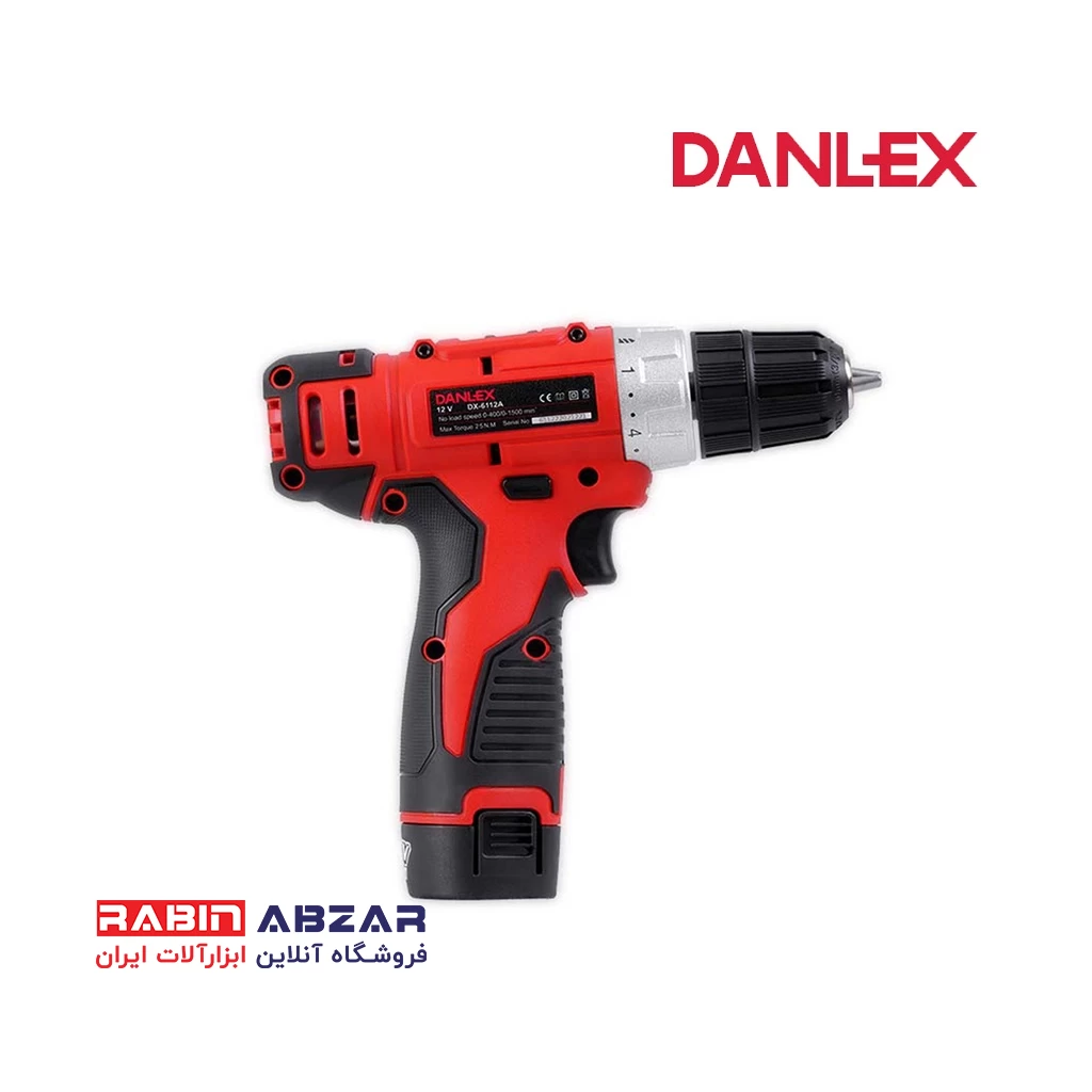 دریل شارژی 12 ولت دنلکس - DANLEX - DX 6112A