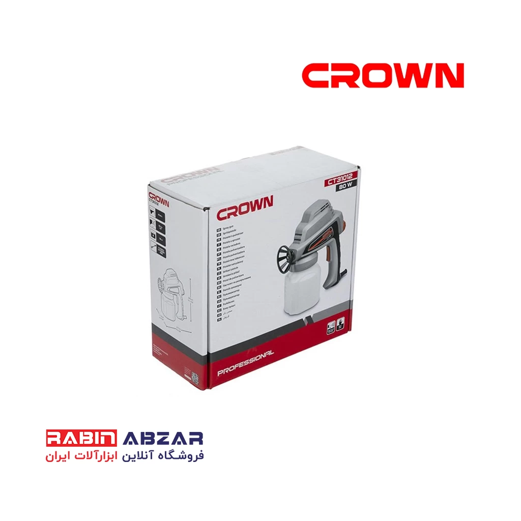 پیستلوله برقی کرون - CROWN - CT31012