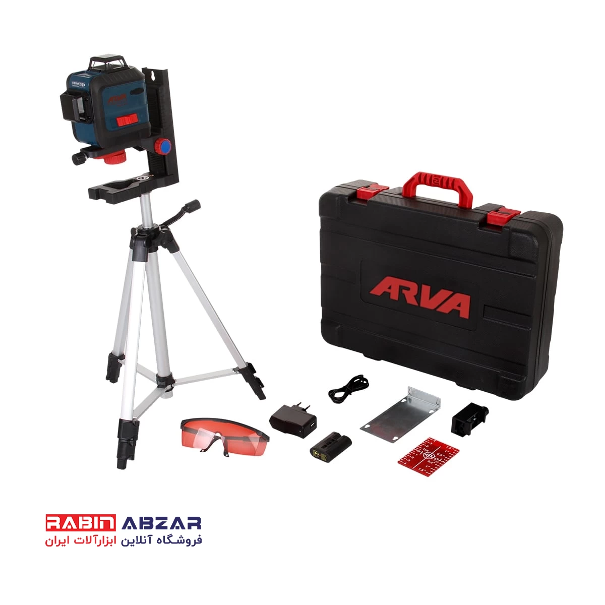 تراز لیزری سه بعدی ۳۶۰ درجه (قرمز) آروا - ARVA - 4676