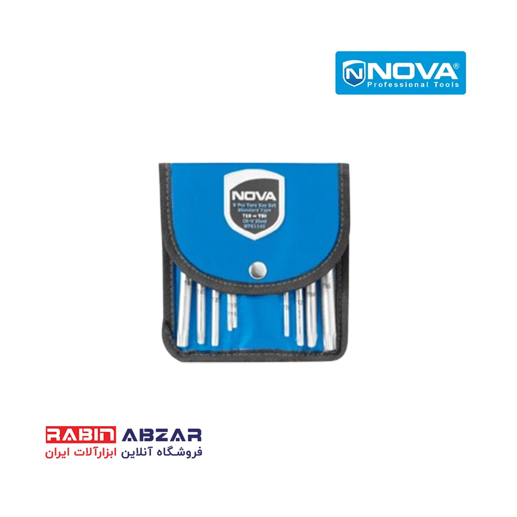 آلن ستاره ای کیفی 9 عددی سایز کوتاه نووا - NOVA - 1145