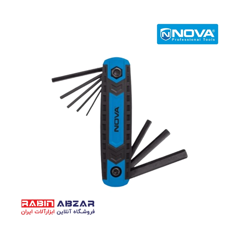 آلن چاقویی شش گوش 8 عددی نووا - NOVA - 1161