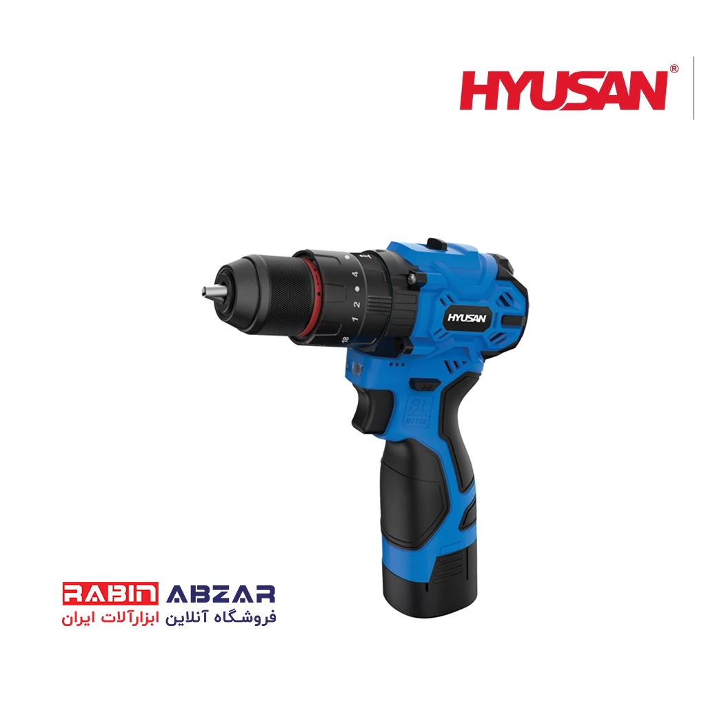 دریل شارژی ( چکشی ) 16.8 ولت براش لس هیوسان - HYUSAN - HS1632B