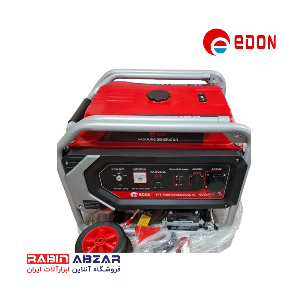 موتور برق ( ژنراتور ) بنزینی 10 کیلو وات ادون - EDON - PT-RWD 13000 A-S