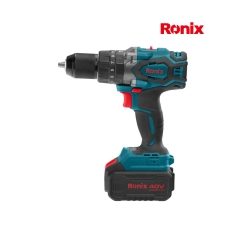 دریل شارژی 40 ولت چکشی براش لس رونیکس - RONIX - 8905 - 40V