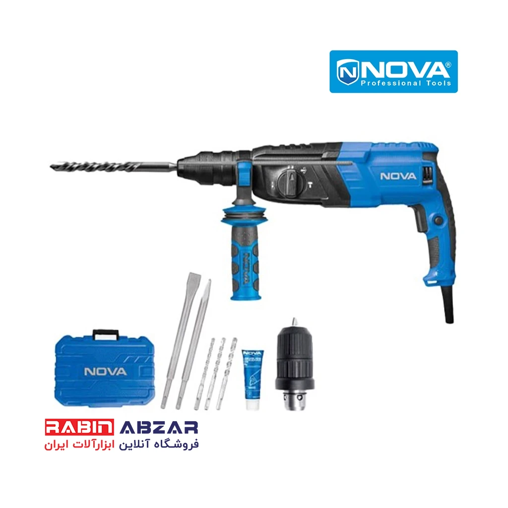 دریل بتن کن 800 وات ( سه نظام خور ) نووا - NOVA - 2427