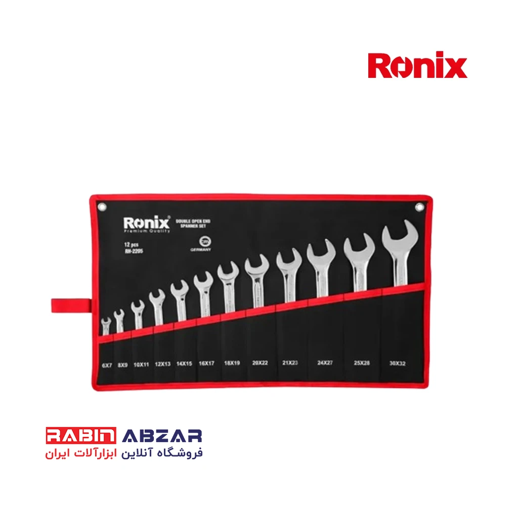 آچار دو سر تخت 12 عددی رونیکس - RONIX - RH-2205