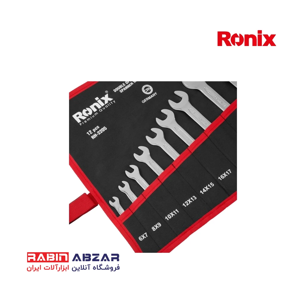 آچار دو سر تخت 12 عددی رونیکس - RONIX - RH-2205