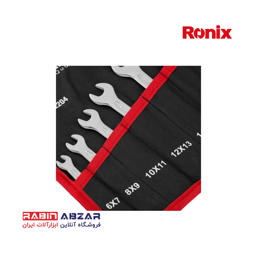 آچار دو سر تخت 8 عددی رونیکس - RONIX - RH-2204