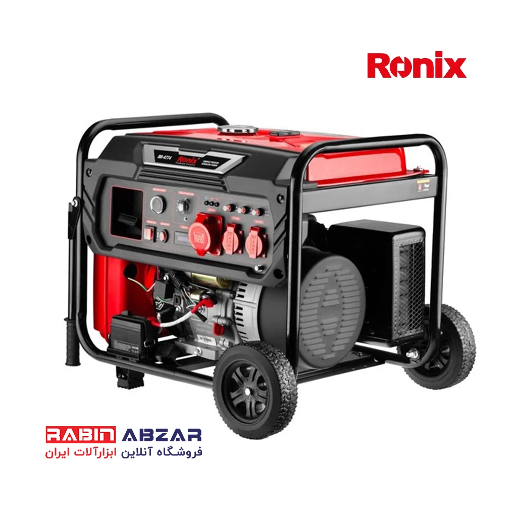 موتور برق ( ژنراتور ) بنزینی 10 کیلو وات اینورتری رونیکس - RONIX - RH - 4774