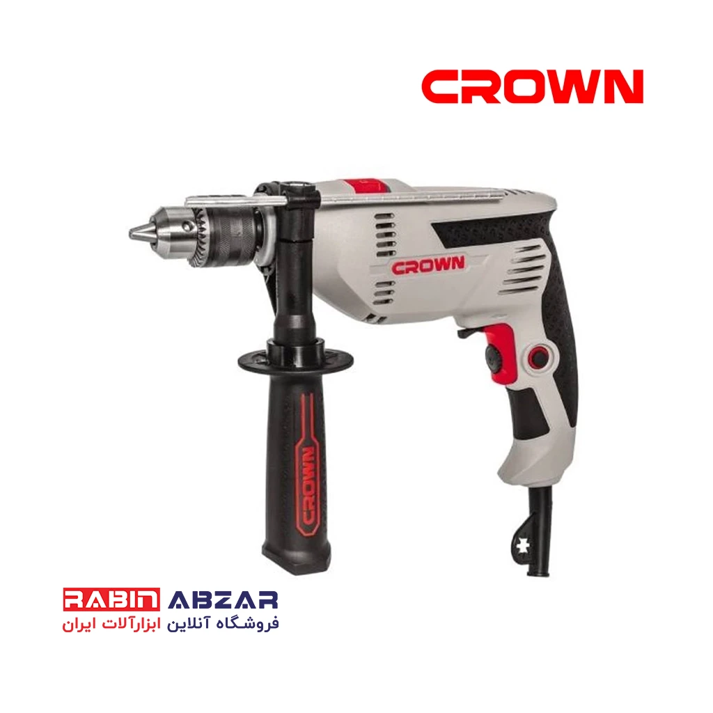 دریل 13 چکشی 600 وات کرون - CROWN - CT 10128