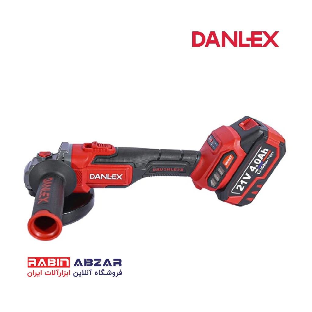 مینی فرز شارژی 21 ولت براش لس دنلکس - DANLEX - DX - 6421