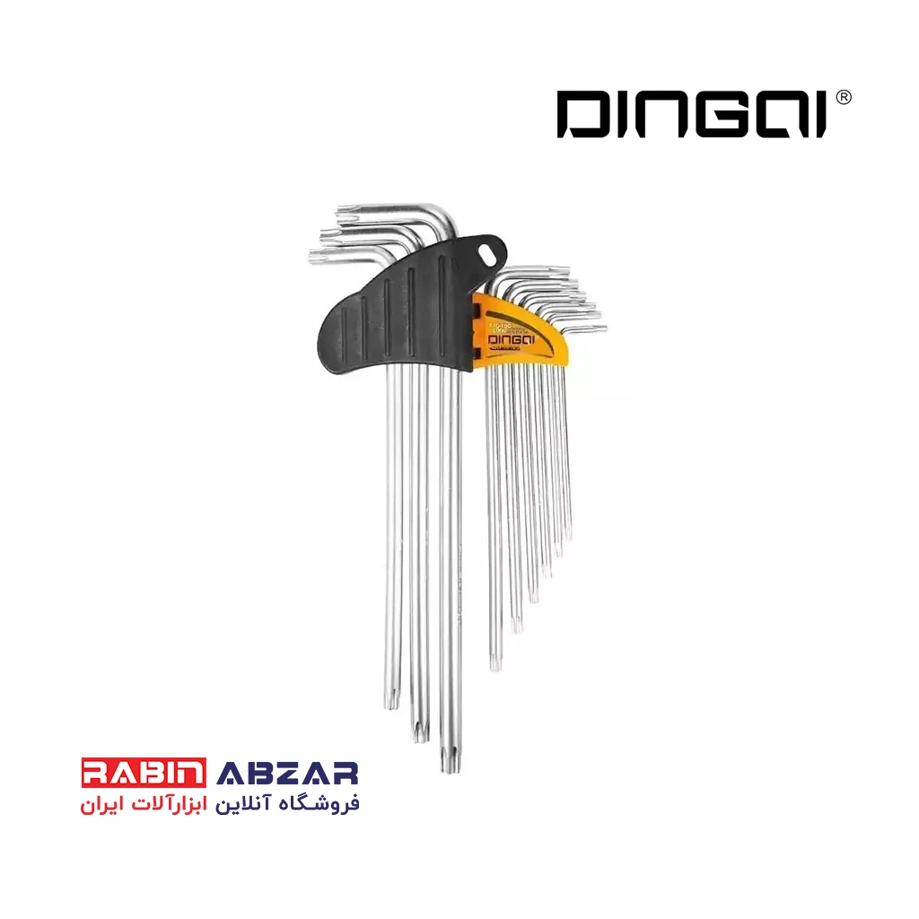 آلن ستاره ای کارتی 9 عددی بلند دینگشی - DINGQI - 17125 A