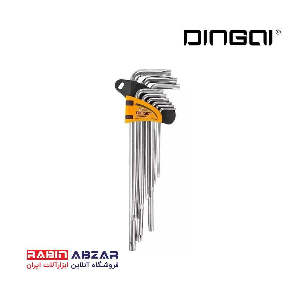 آلن ستاره ای کارتی 9 عددی بلند دینگشی - DINGQI - 17125 A