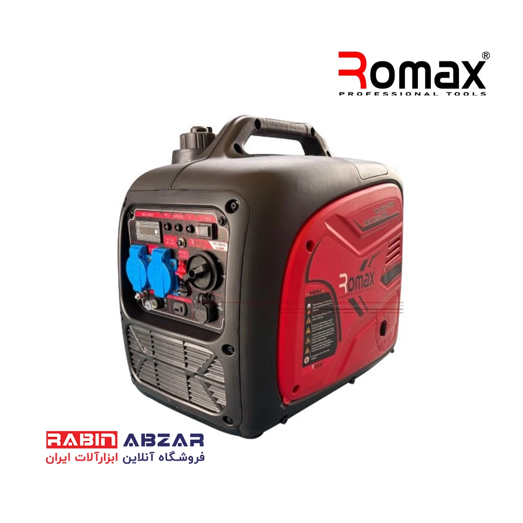 موتور برق ( ژنراتور ) بنزینی سایلنت 3.5 کیلو وات روماکس - ROMAX - RX - 3800 G