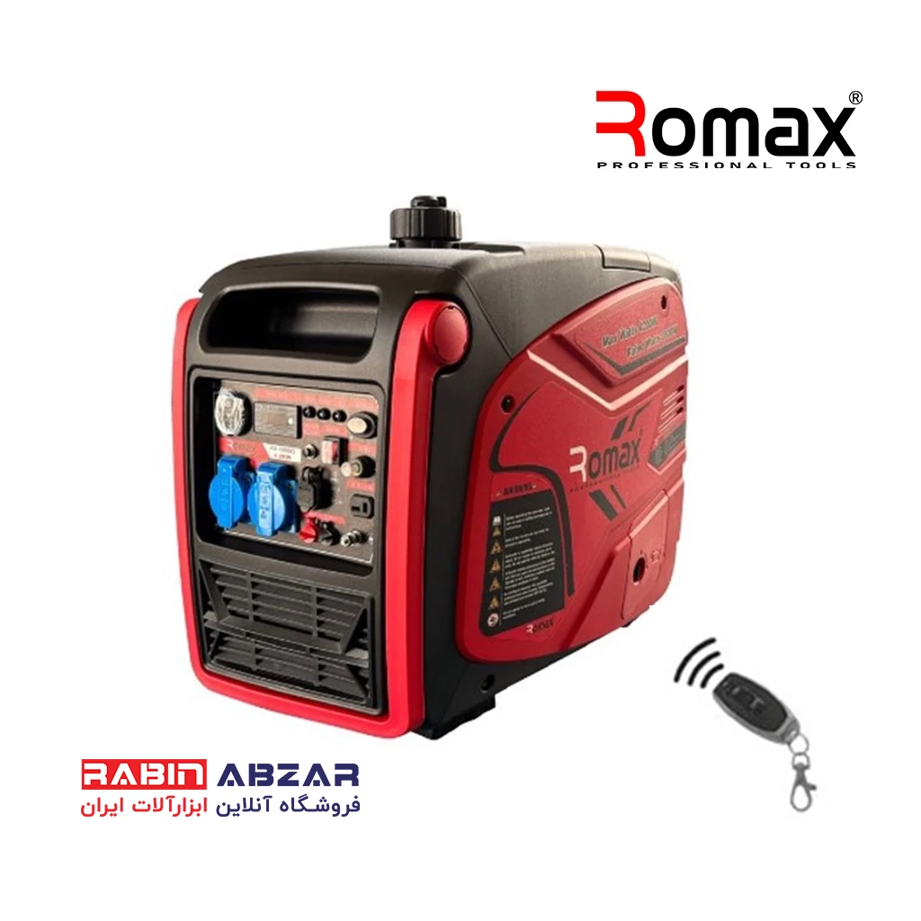 موتور برق ( ژنراتور ) بنزینی سایلنت 4.2 کیلو وات روماکس - ROMAX - RX - 4800 G