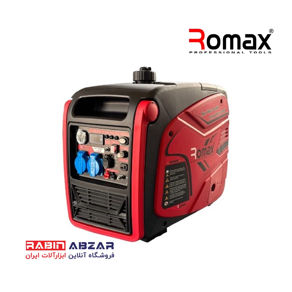 موتور برق ( ژنراتور ) بنزینی سایلنت 4.2 کیلو وات روماکس - ROMAX - RX - 4800 G
