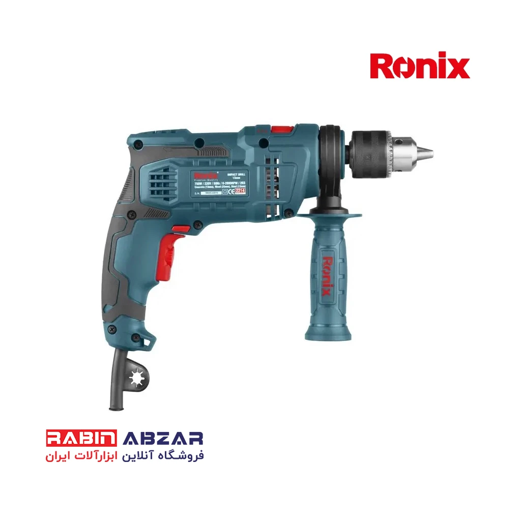 دریل 13 چکشی 750 وات رونیکس - RONIX - 2214